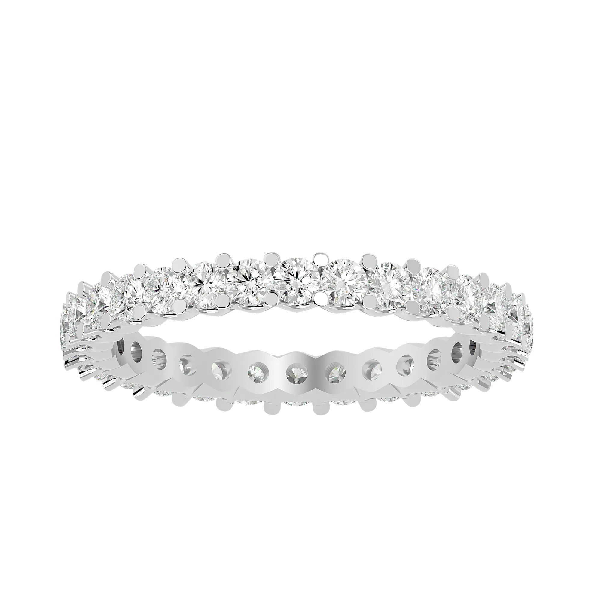 1 1/3 ctw Round Lab Grown Diamond Eternity Band