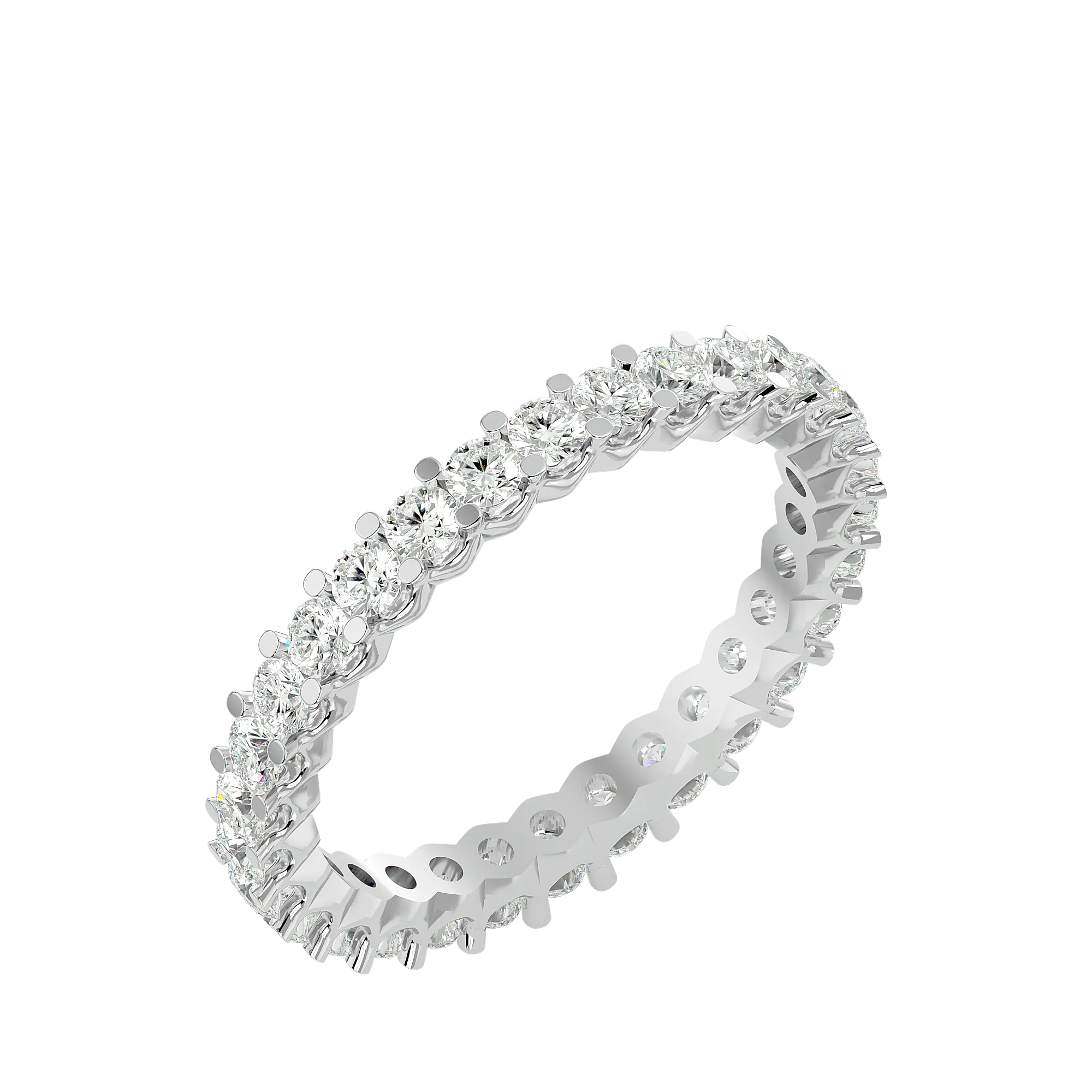 1 1/3 ctw Round Lab Grown Diamond Eternity Band