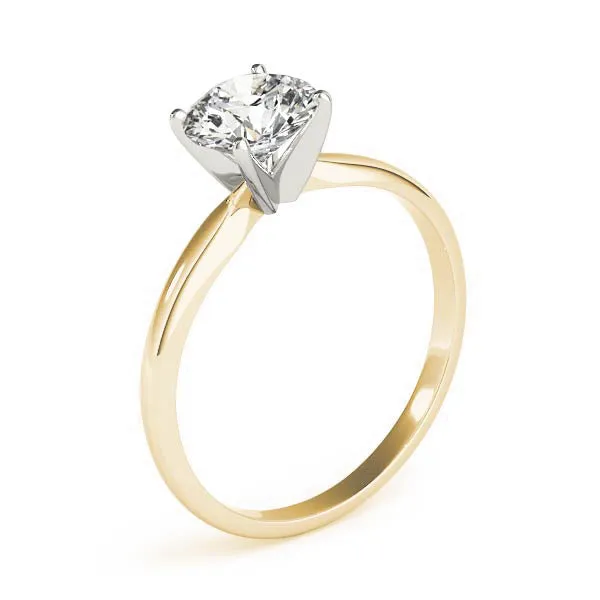 14k Engagement Ring Solitaire