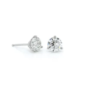 14K White Gold 1.50CTW Diamond Stud Earrings