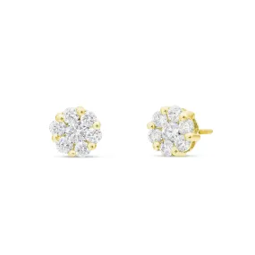 14k White Gold .20ct Diamond Stud Earrings