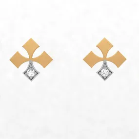 18KT Gold And Diamond Earrings To Celebrate The Festive Season Ahead