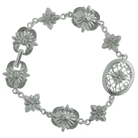 1928 Jewelry Tailored Starburst Link Bracelet