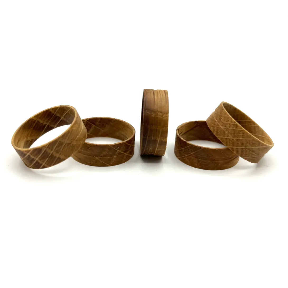 5 Pack Whiskey Barrel Wood Ring Liners