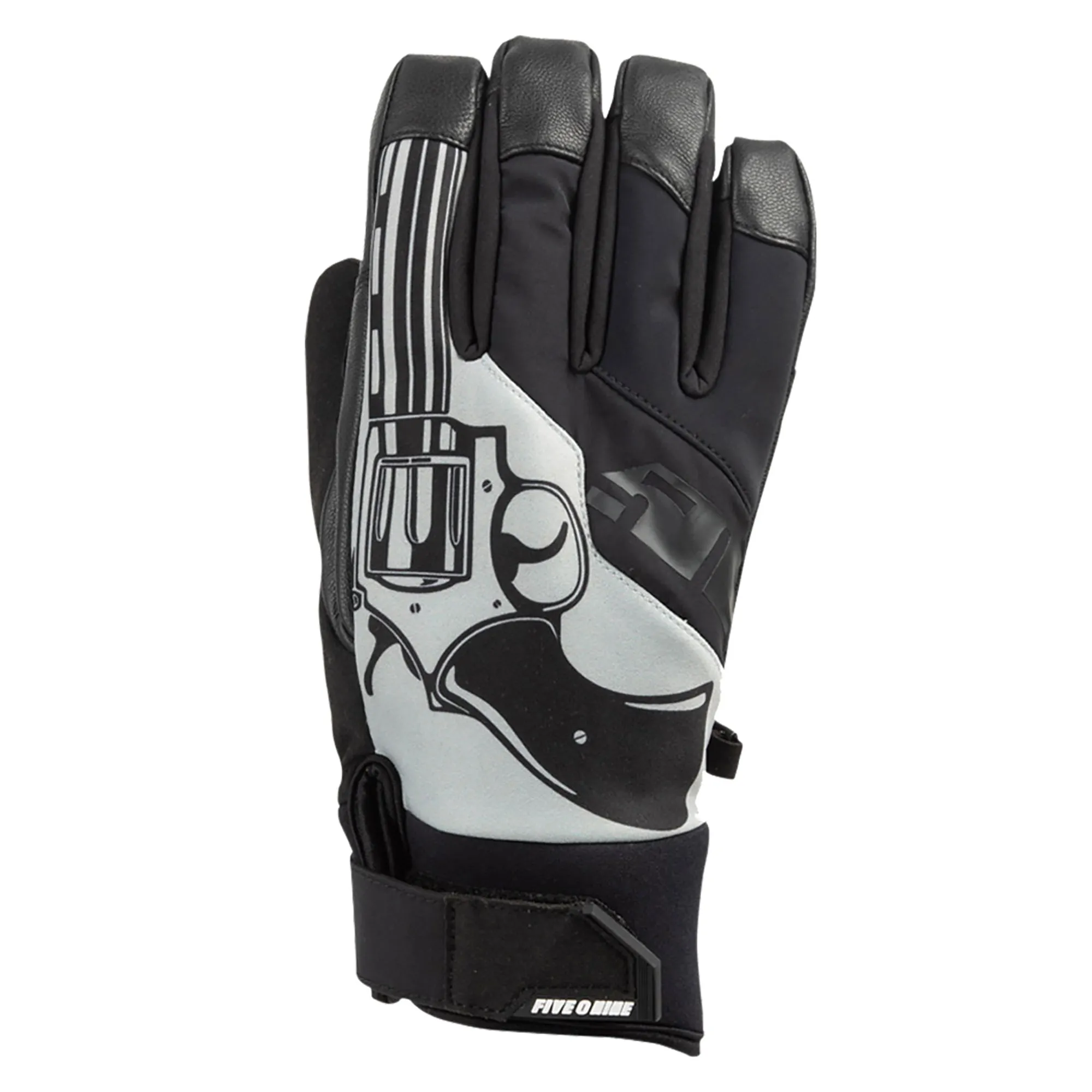 509 Freeride Standard Snowmobile Gloves Black Revolver