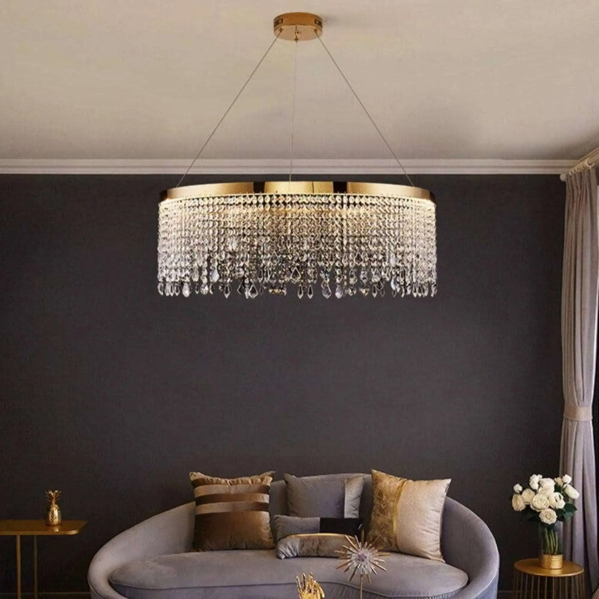 Adena Crystal Chandelier