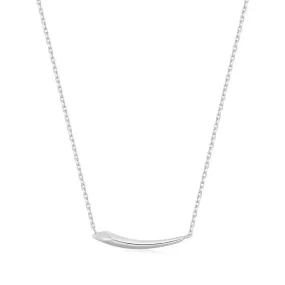 Ania Haie Silver Arrow Bar Necklace