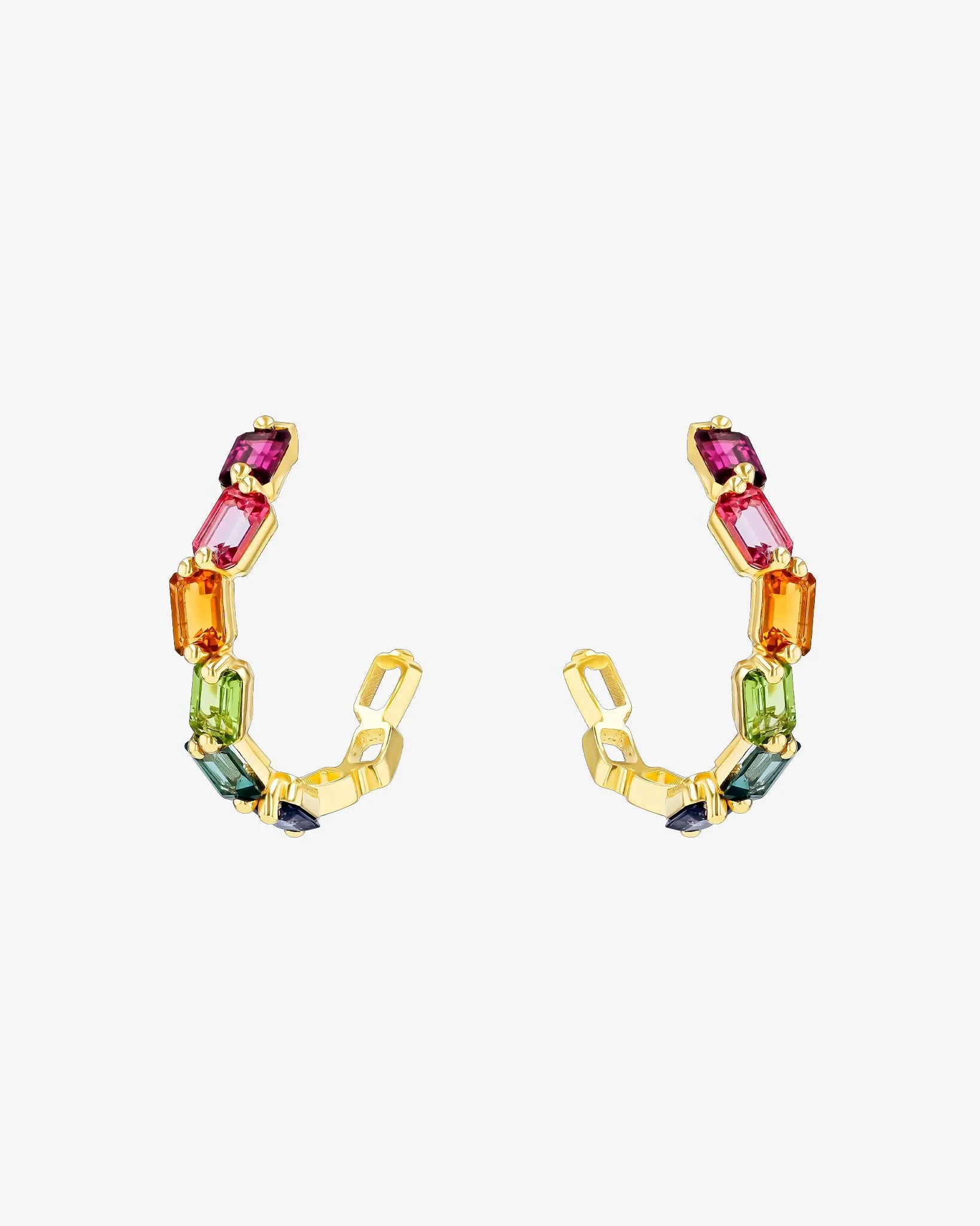 Ann Rainbow Midi Hoops