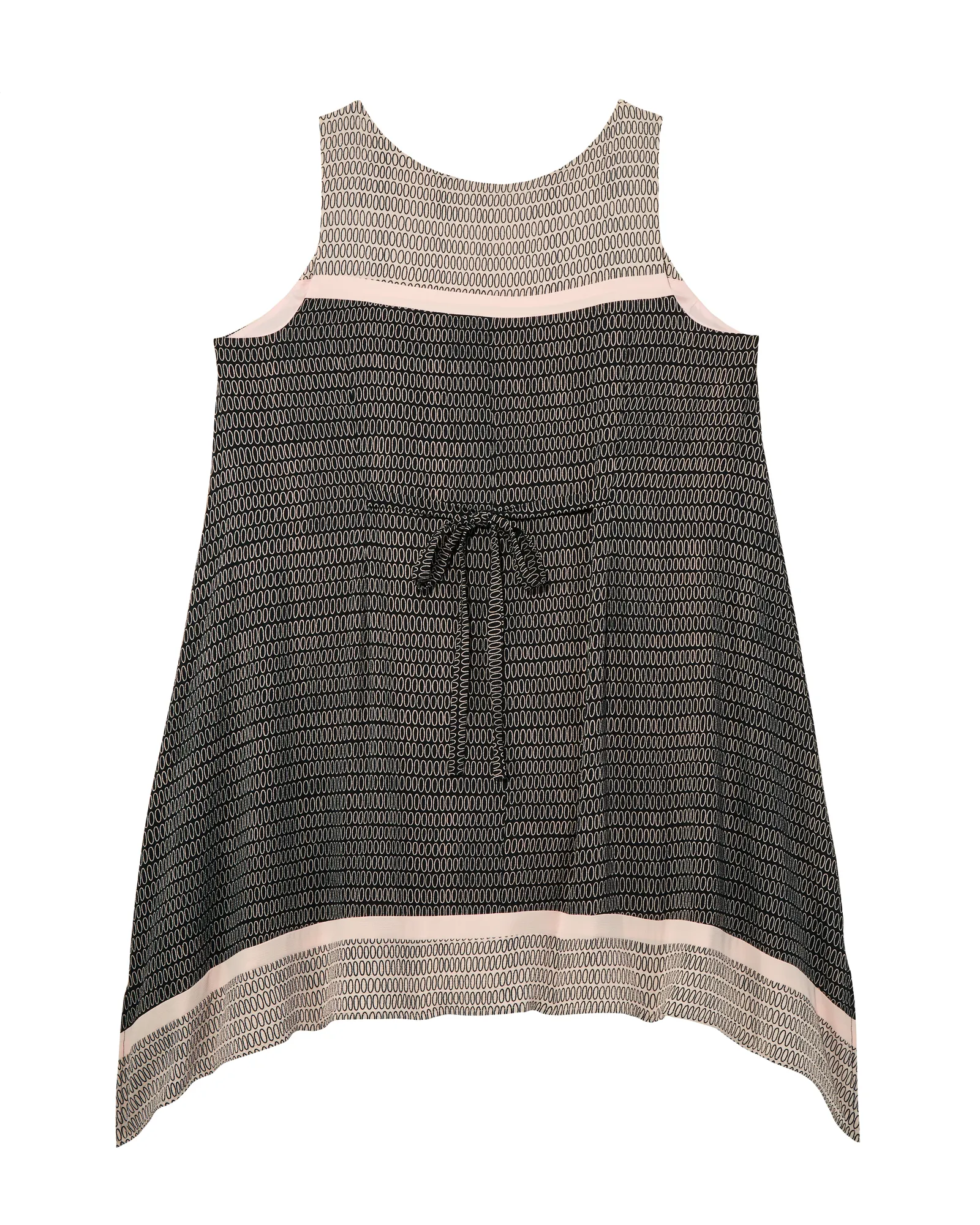 Bellingham Sleeveless Dress | Black / Pink