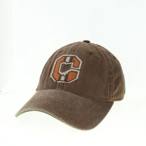 Block C/Ohio on Washed Brown Hat