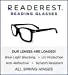 Blue-Light-Blocking-Reading-Glasses-Black-3-50-Magnification-Computer-Glasses