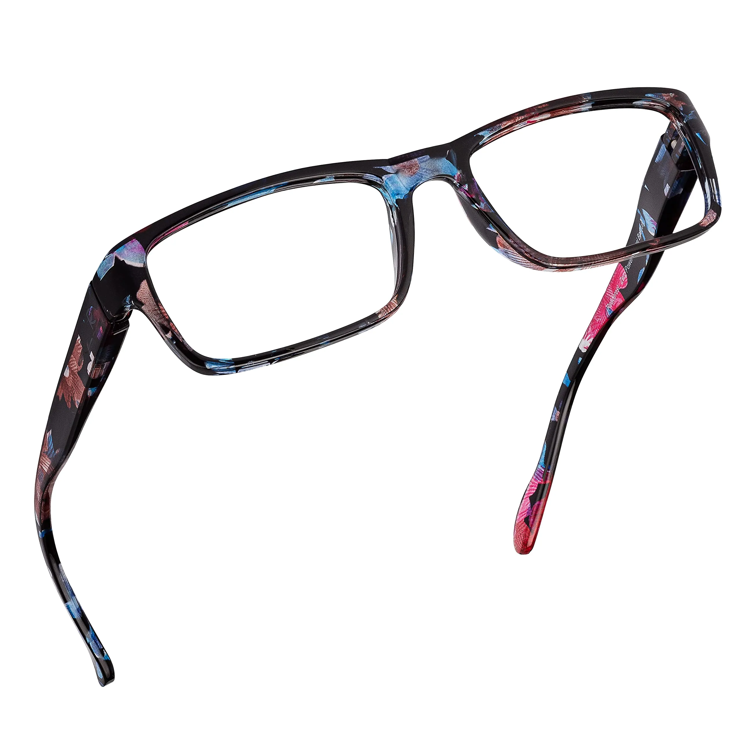 Blue-Light-Blocking-Reading-Glasses-Floral-1-75-Magnification Anti Glare