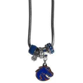 Boise St. Broncos Euro Bead Necklace