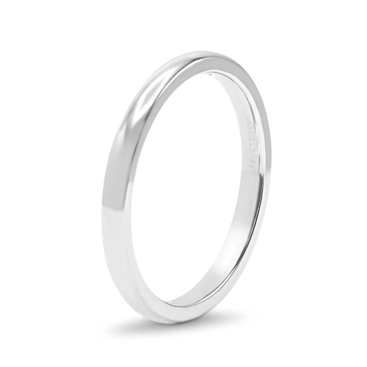 Boodles 2mm Wedding Ring - Platinum