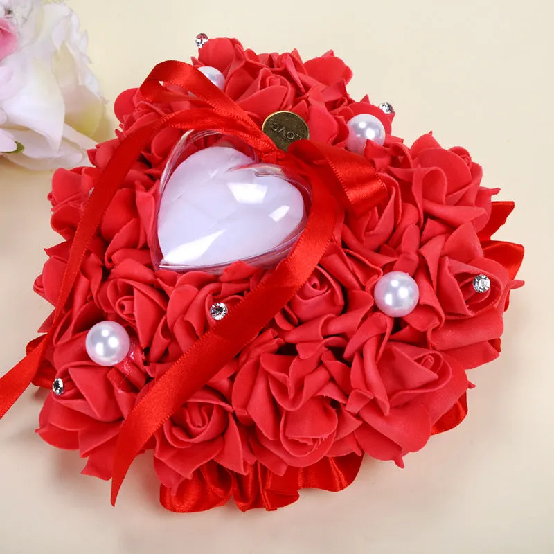 Bulk Wedding Ring Box for Cake Decoration Flower Propose Ring Box Birthday Gifts Box Wholesale