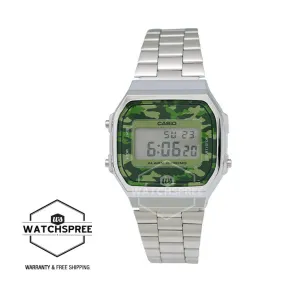 Casio Standard Digital Stainless Steel Watch A168WEC-3D