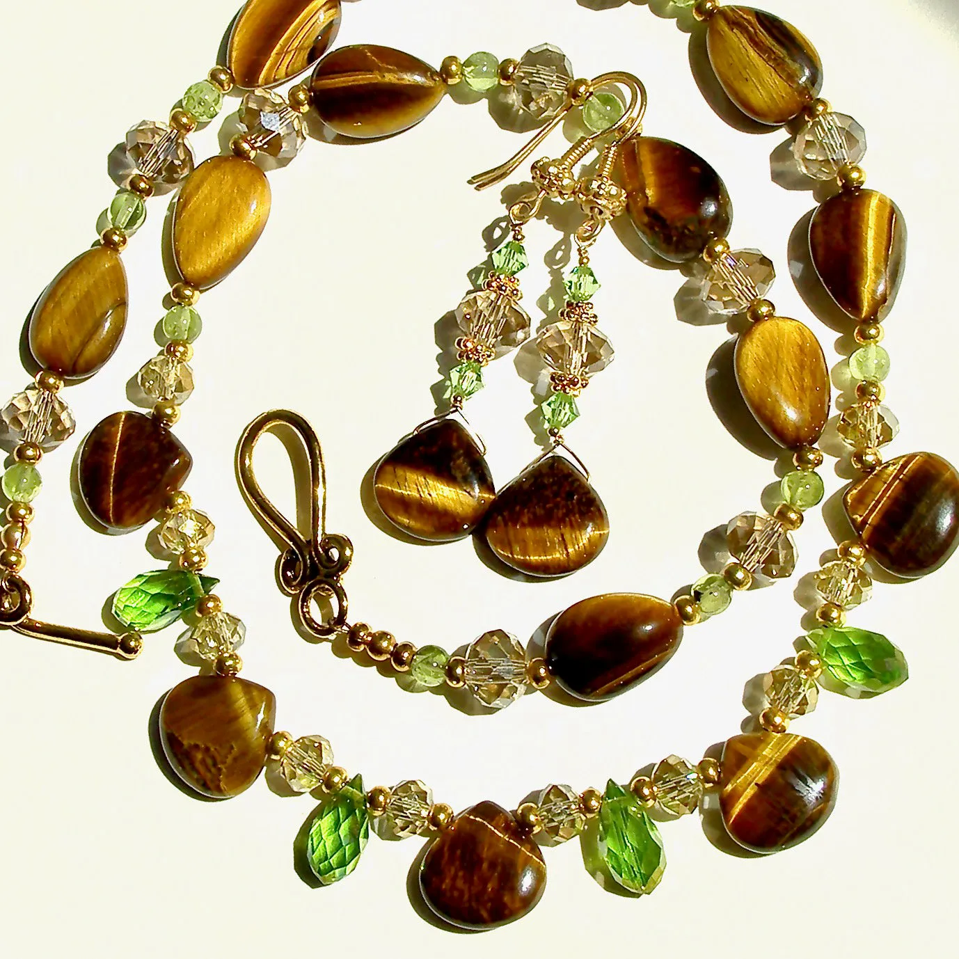 Cassandra: Gemini Gemstone Necklace Set