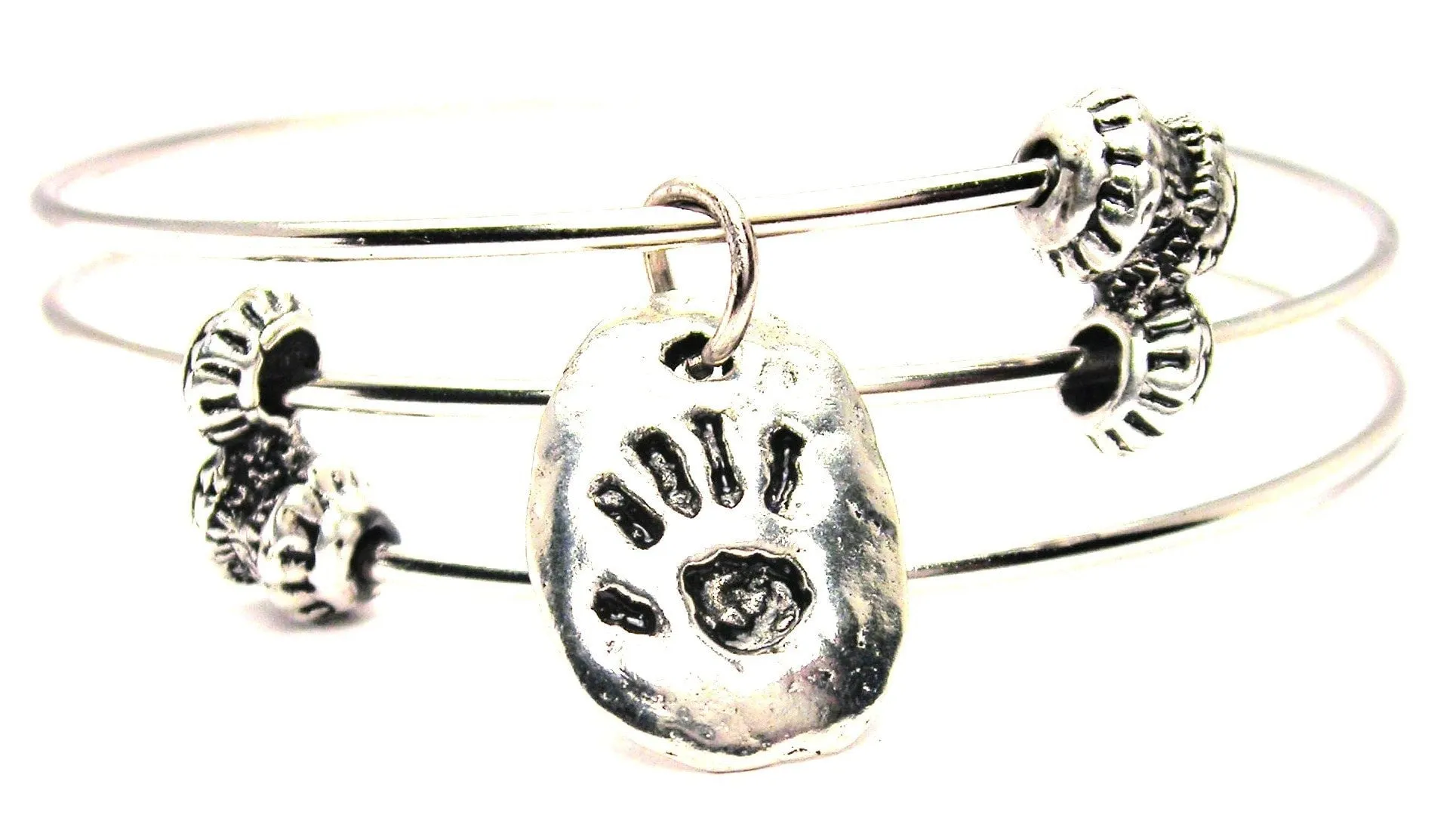 Cave Print Triple Style Expandable Bangle Bracelet