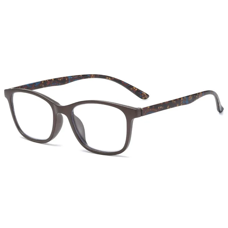 CCspace Women's Full Rim Square Acetate Hyperopic Reading Glasses 54559