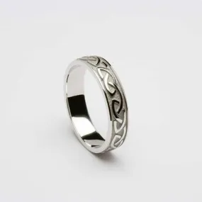 Celtic Knot Raised Pattern Narrow Band