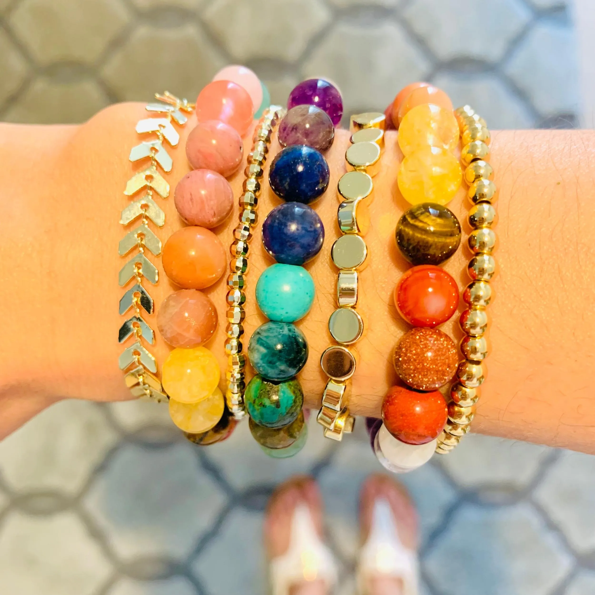 Chakra Zodiac Crystal Bracelet