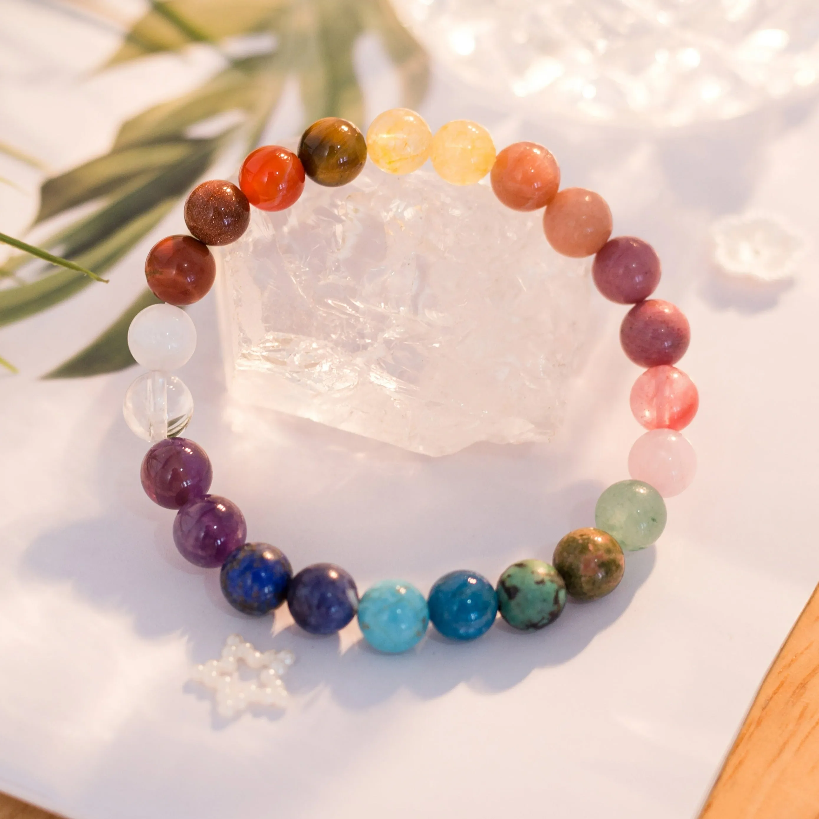 Chakra Zodiac Crystal Bracelet