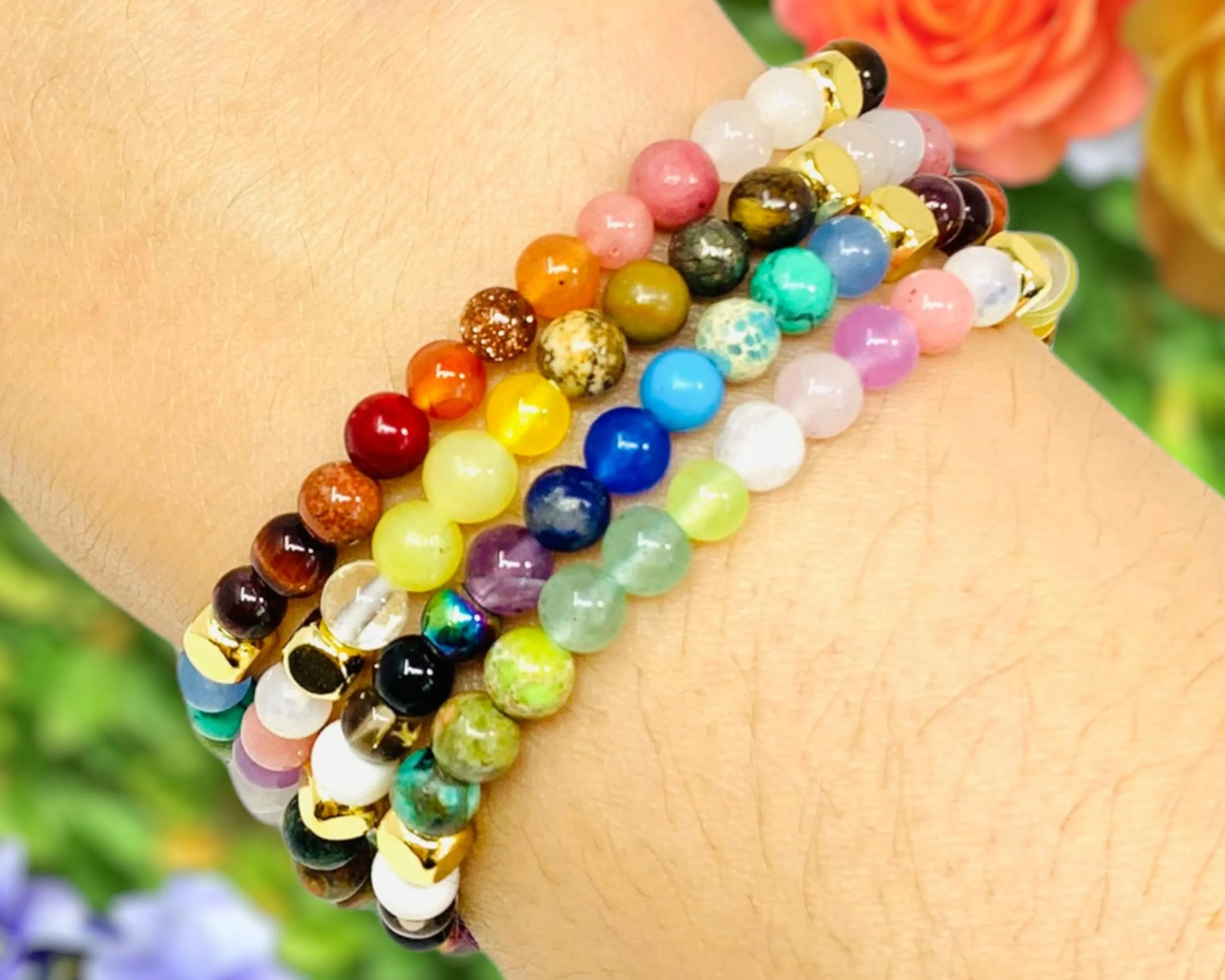 Chakra Zodiac Crystal Bracelet