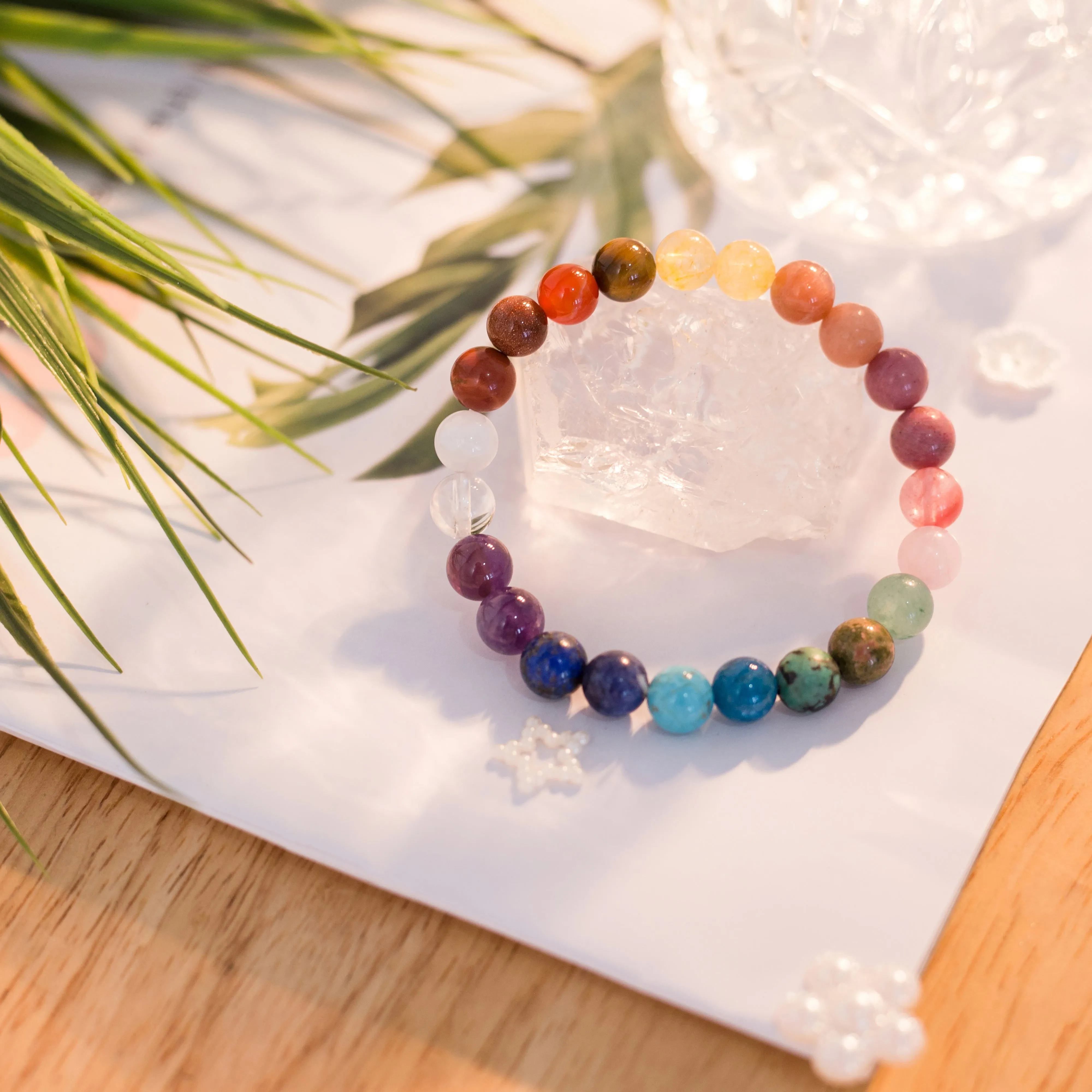 Chakra Zodiac Crystal Bracelet