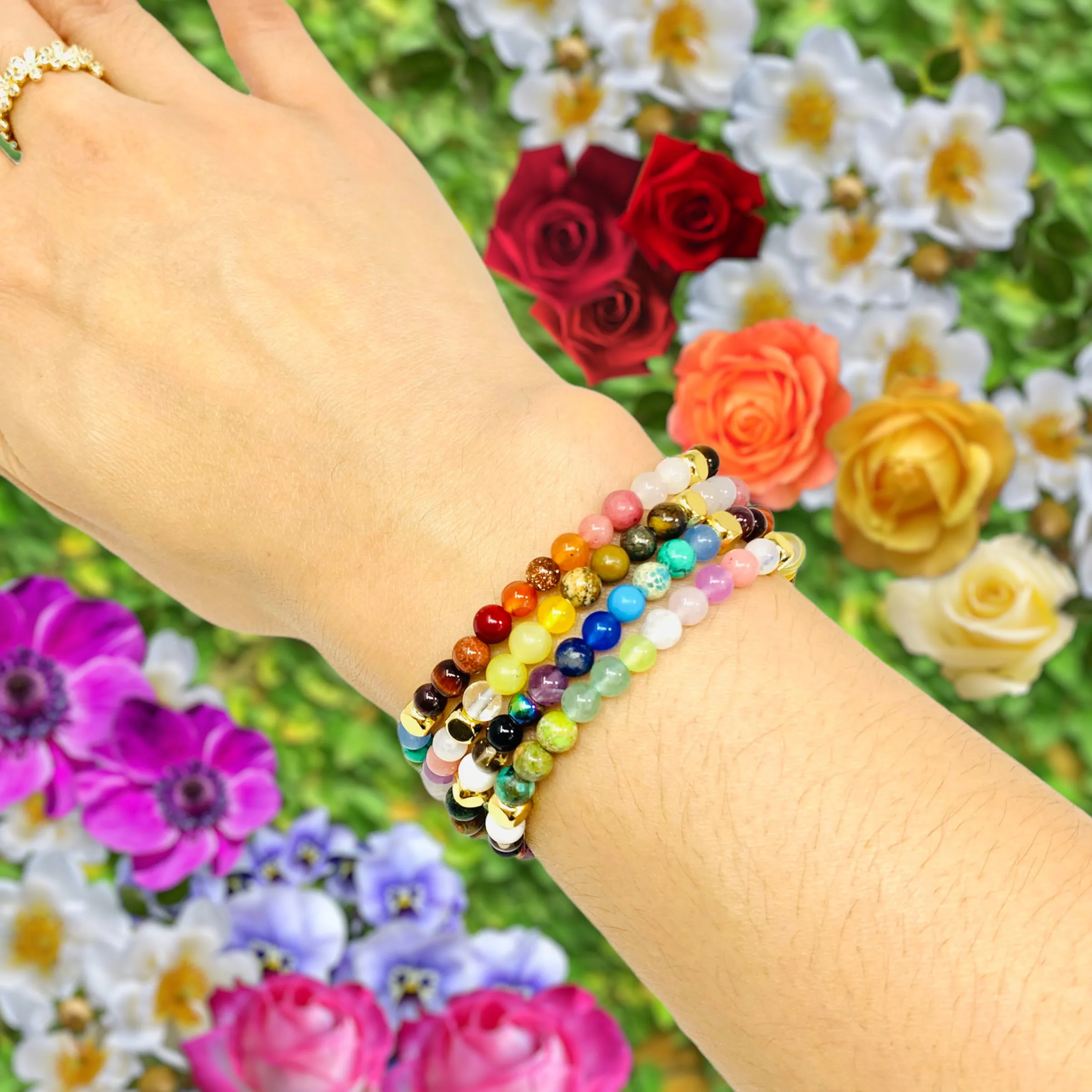 Chakra Zodiac Crystal Bracelet