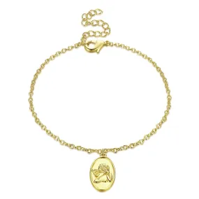 Charm Bracelet in 18K Gold Plated