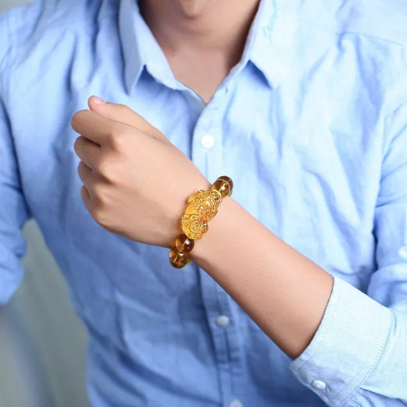 Citrine Pixiu Bracelet For Men And Women