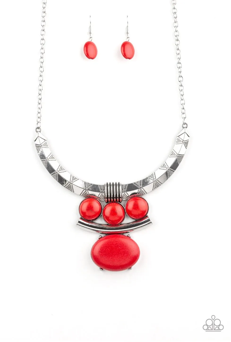 Commander In Chiefette Red Necklace - Paparazzi Accessories