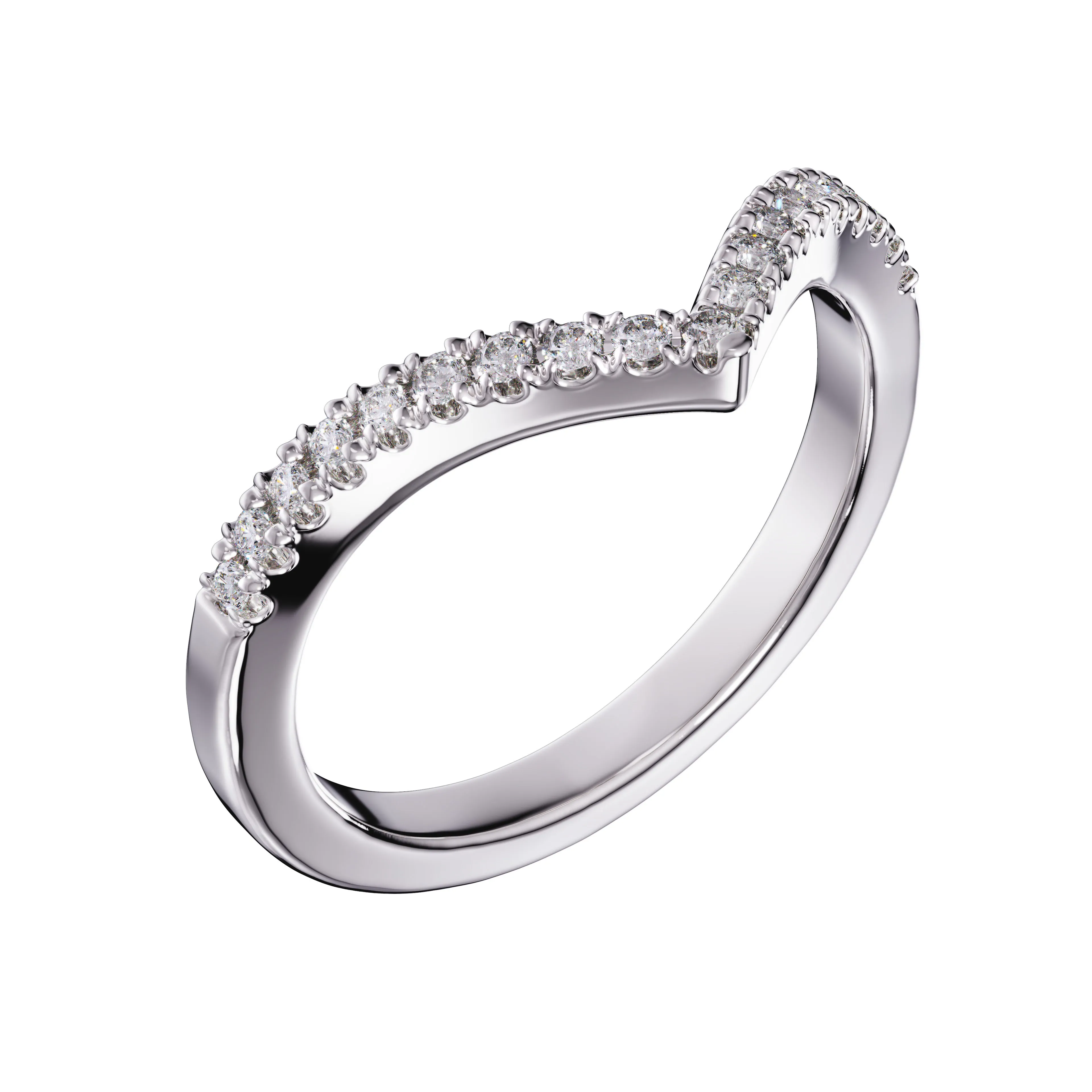 Contour Diamond Band