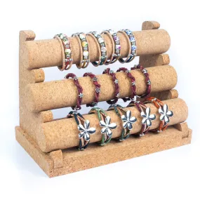 Cork Triple-layer Bracelet Display Stand  L-1000