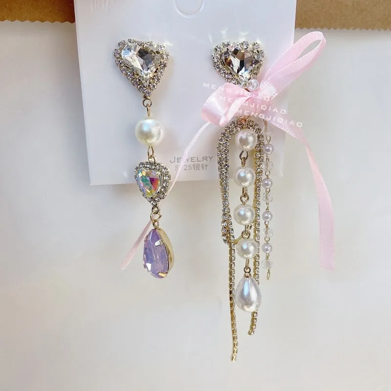 Crystal Princess Drop Earrings