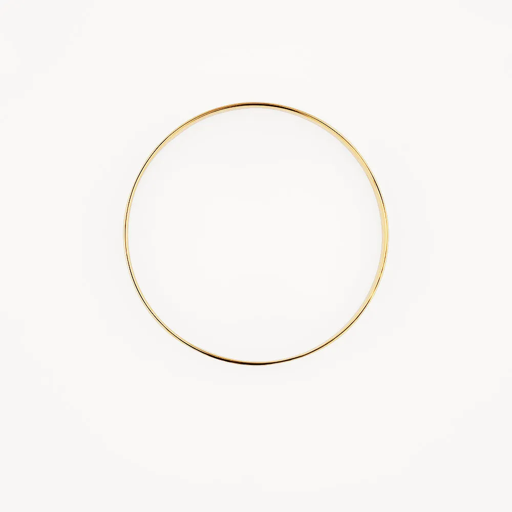 Curve Bangle in Gold