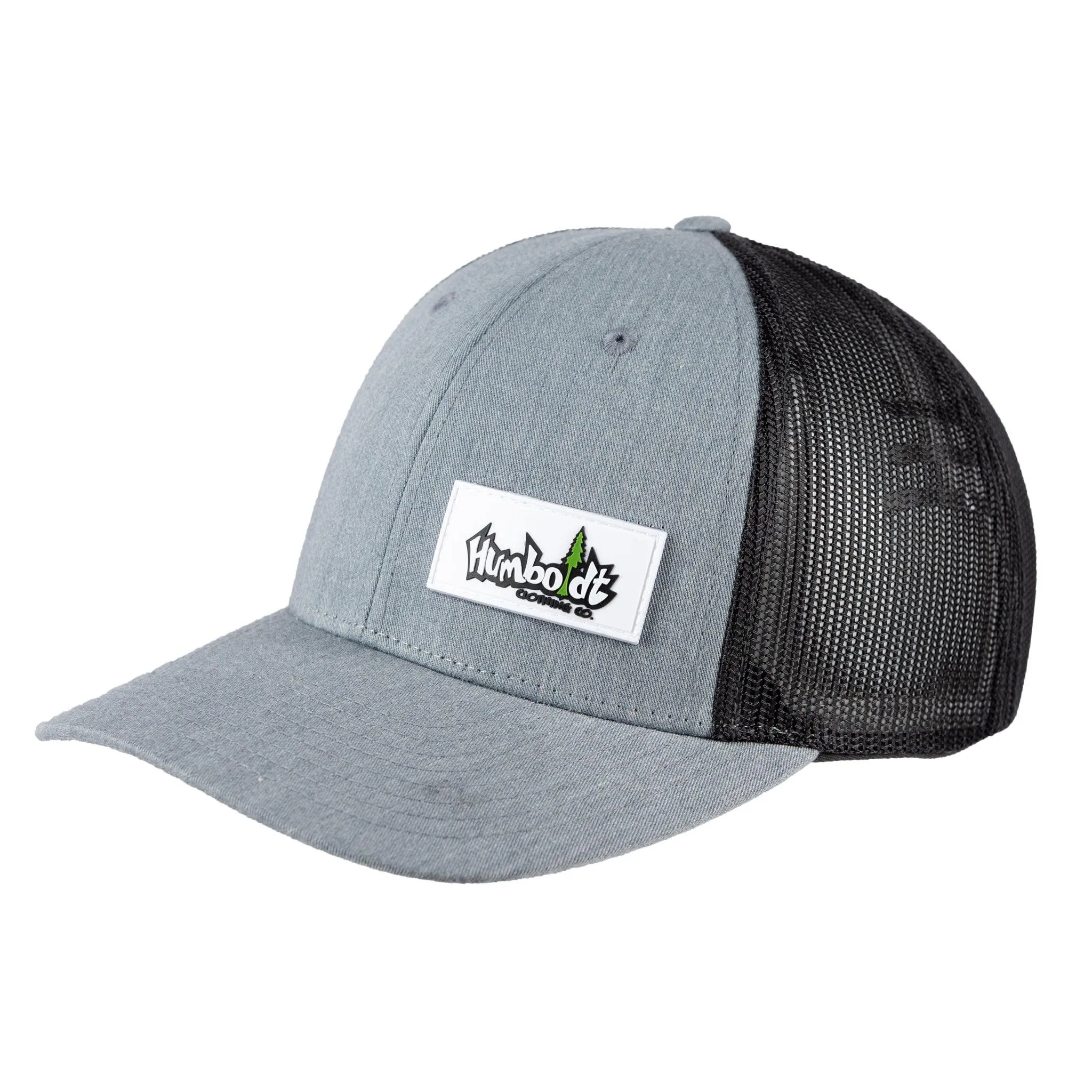 Curved bill PVC Label Richardson 115 Snap Hat Heather Grey/Dark Charcoal