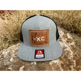 Custom patch on Flatbill Snapback hat