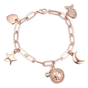 Cutie Charm Belcher Chain Bracelet Embellished With SWAROVSKI Crystals