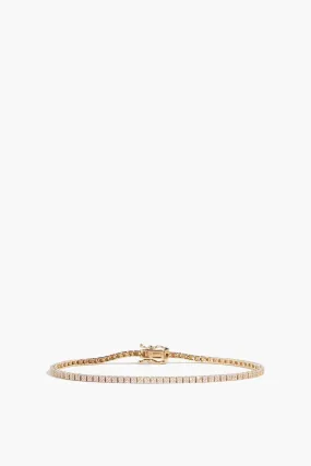 Diamond Tennis Bracelet in 14k Yellow Gold