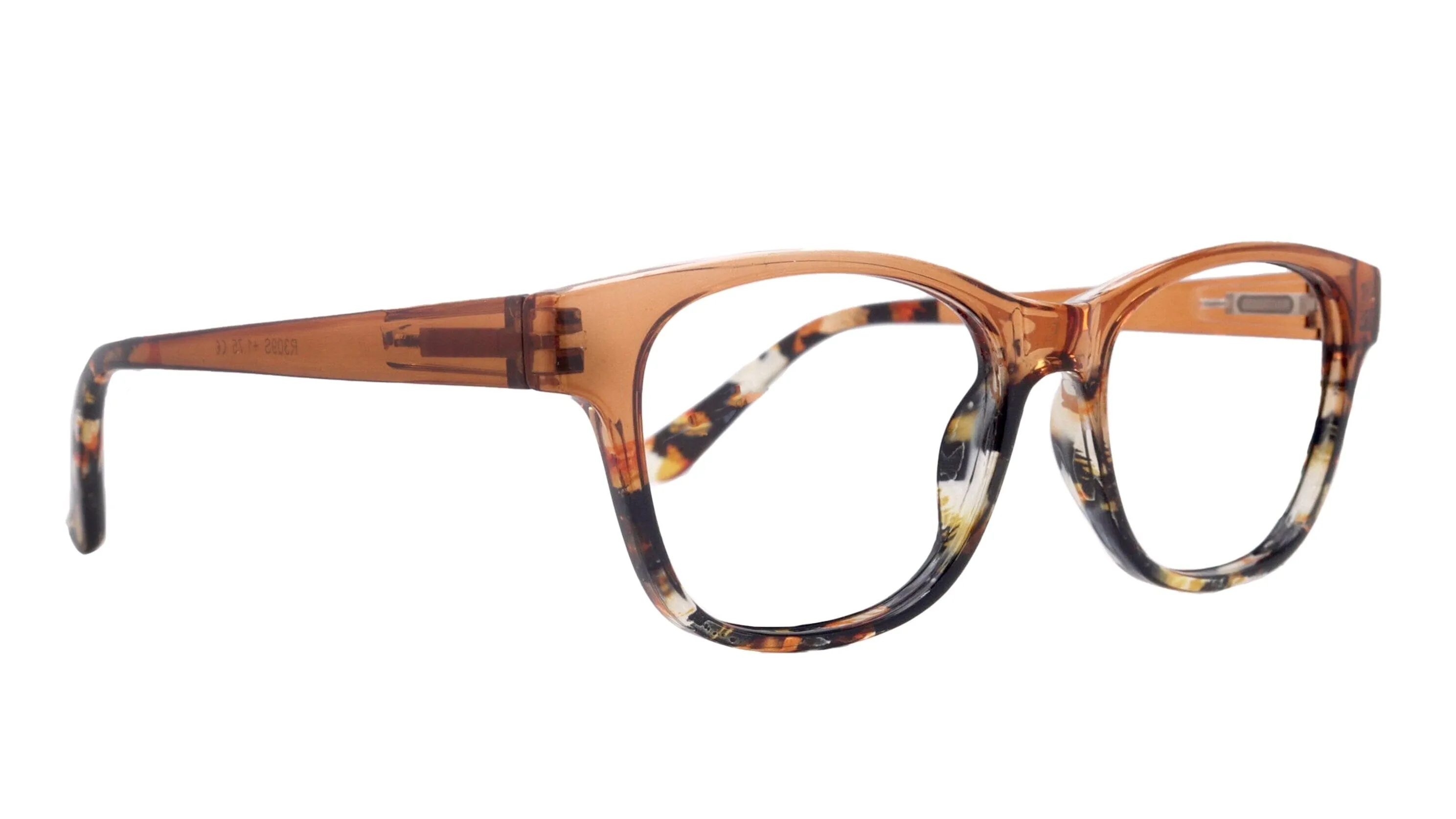 Dominique (Premium) Women Reading Glasses, High-End Reader, Square Style (Brown Tortoise) Optical Frame. NY Fifth Avenue