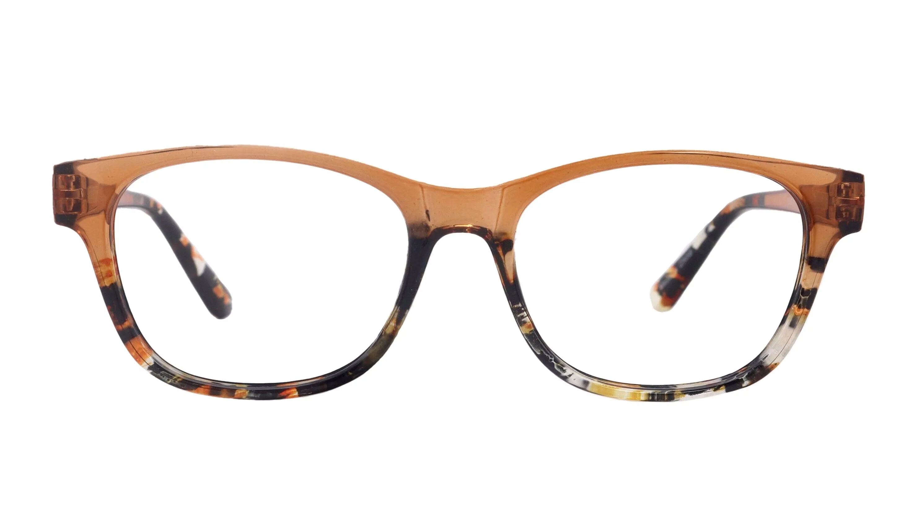 Dominique (Premium) Women Reading Glasses, High-End Reader, Square Style (Brown Tortoise) Optical Frame. NY Fifth Avenue