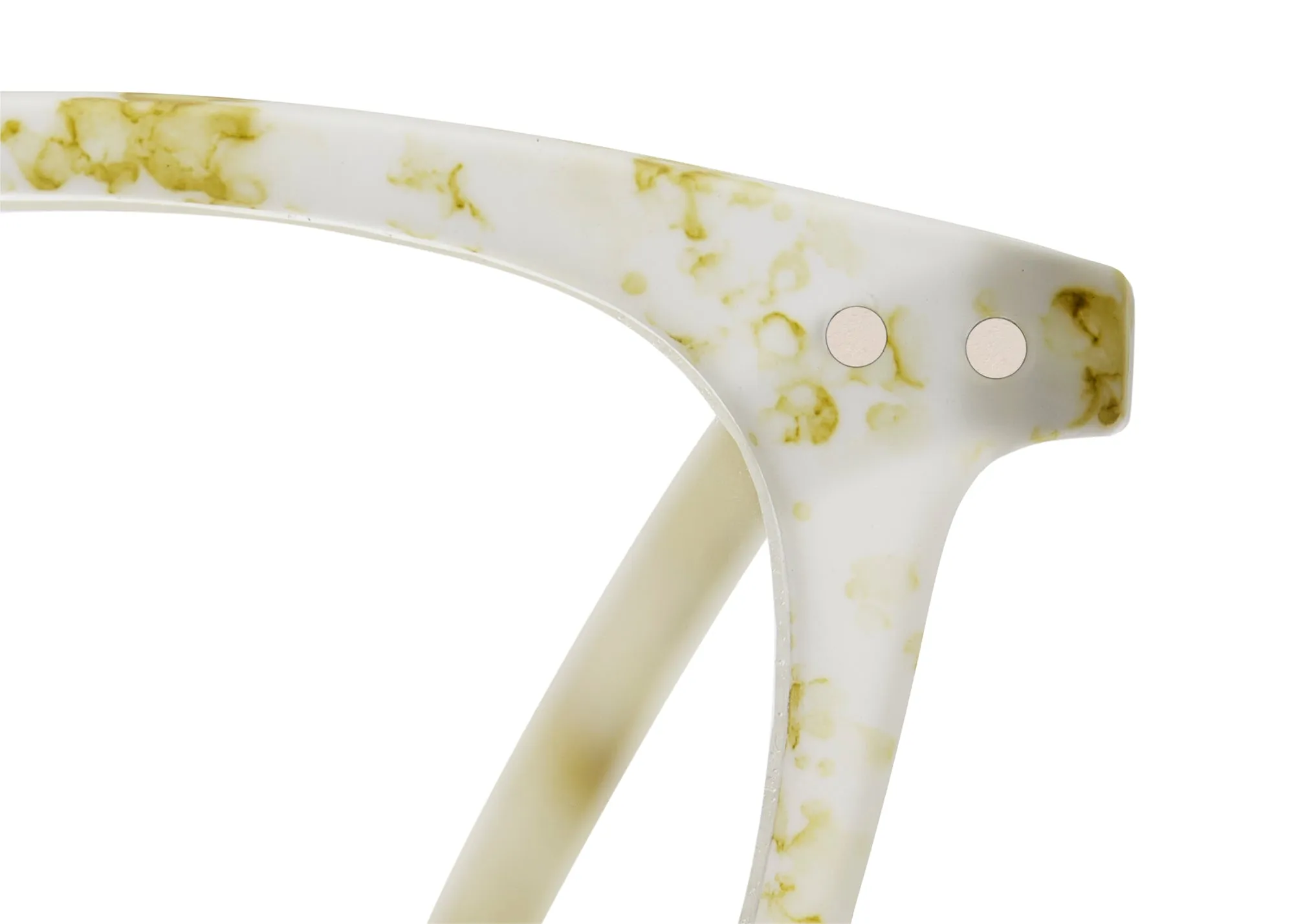 #E Reading Glasses - Oily White