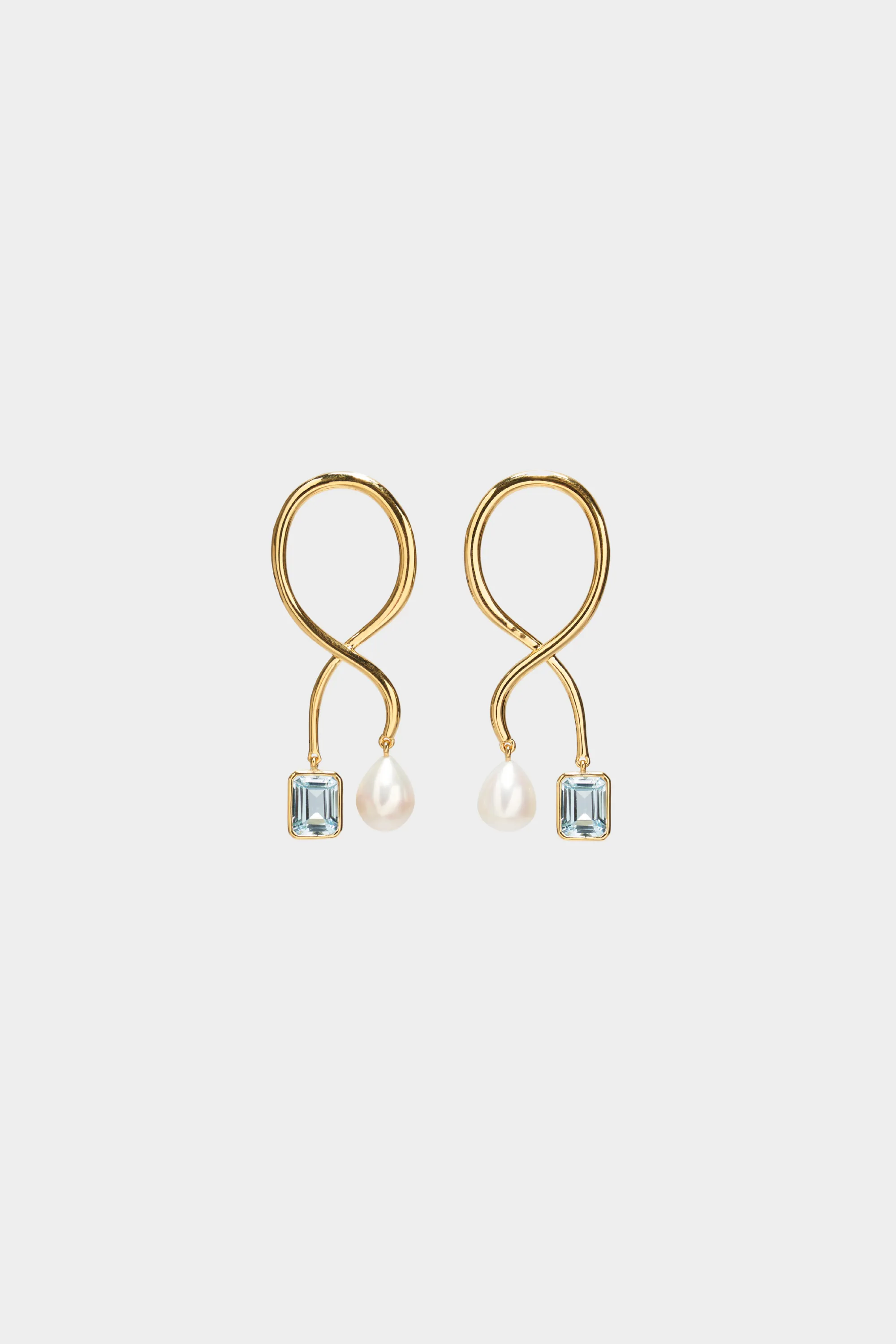 Etienne Earrings, Yellow Gold