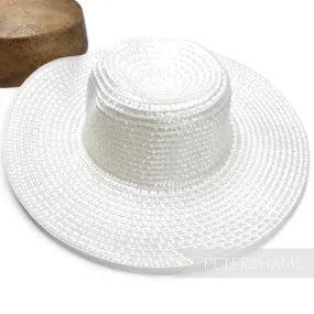 Extra Shiny Flat Polybraid Capeline Hat Body - 11"