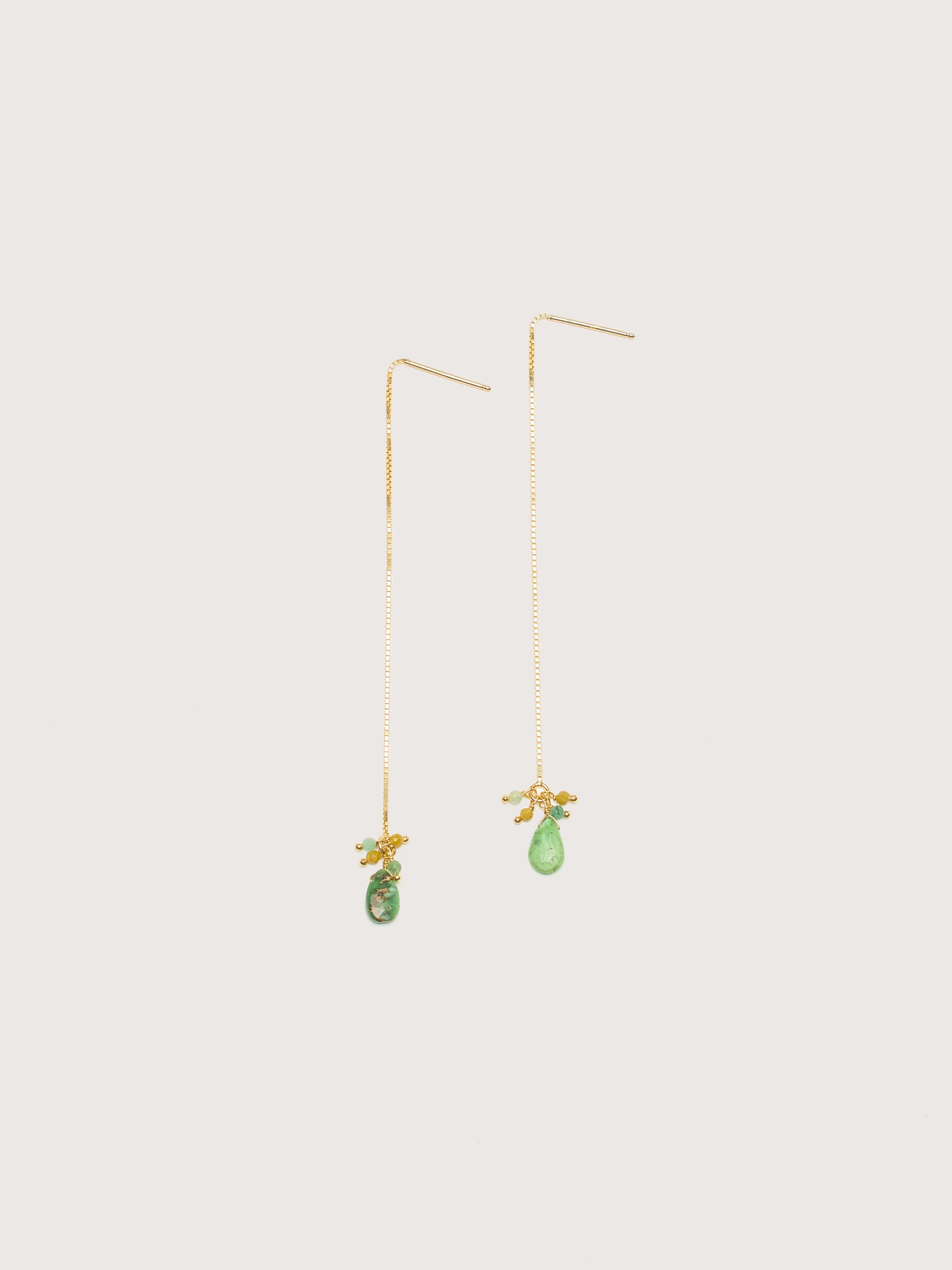 Filo Serpentina Earrings (242 / W / EMERALD)