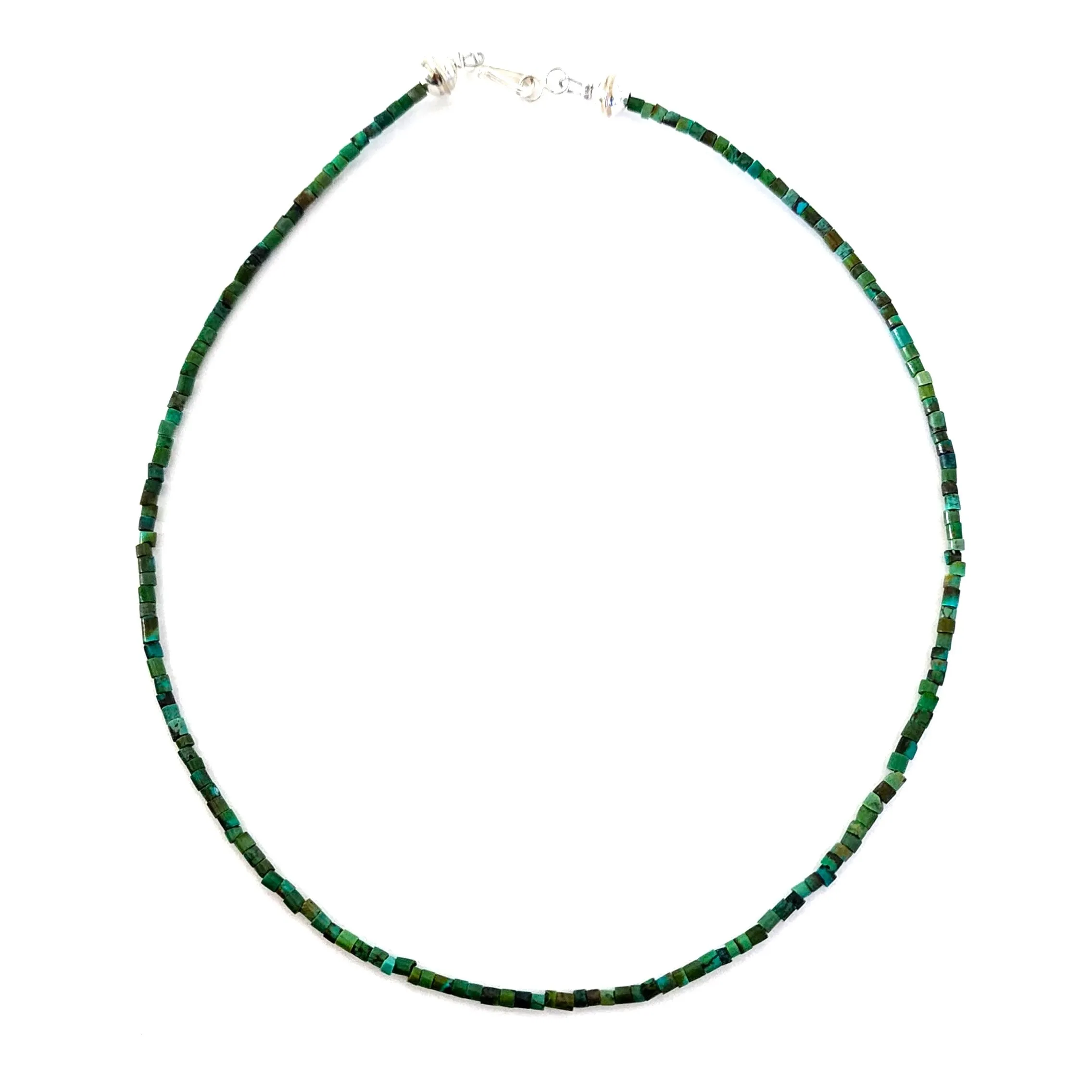 Forest Green Turquoise Necklace - Size 15" or 16" Long