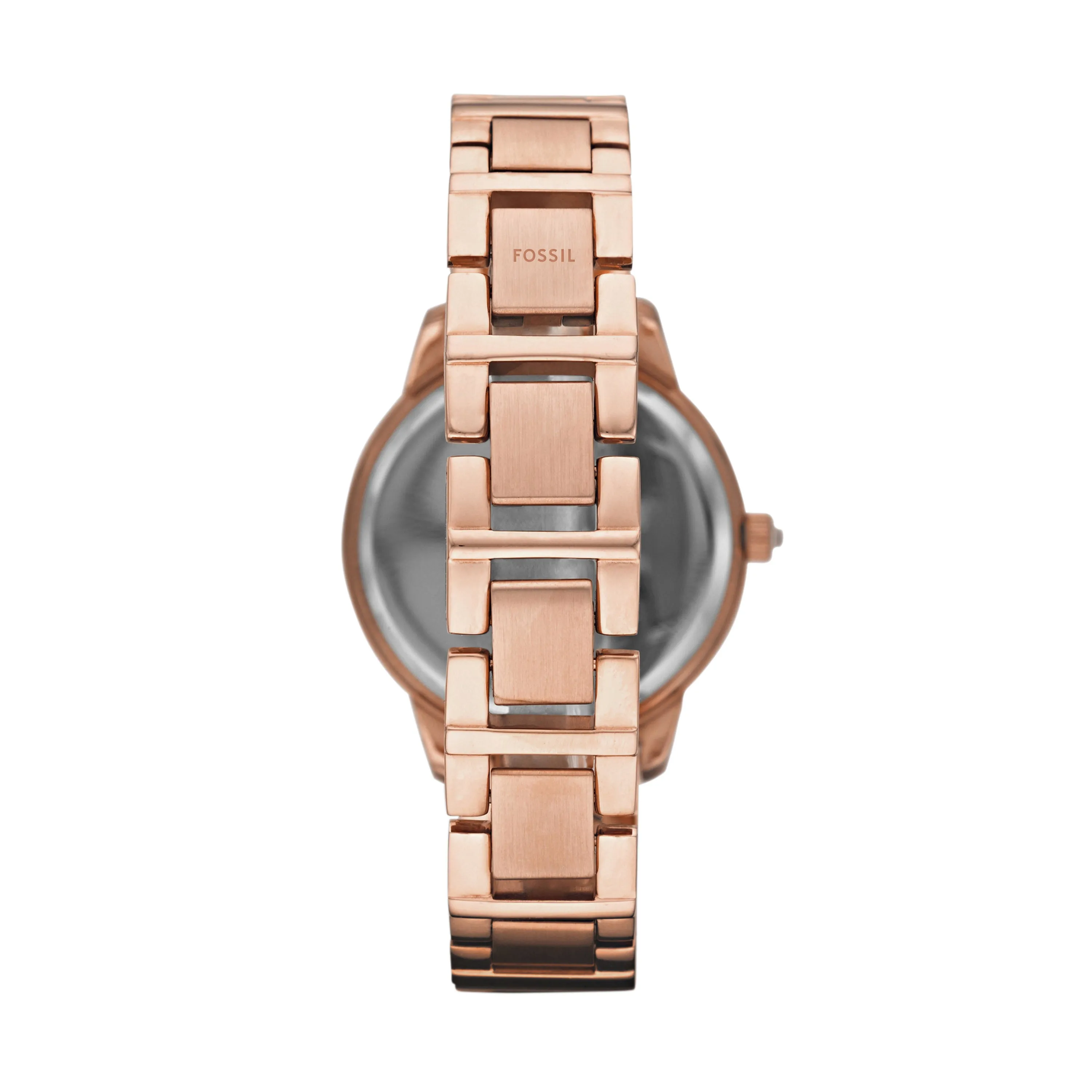 Fossil Jesse Three-Hand Day-Date Rose Gold-Tone Stainless Steel Watch ES3020