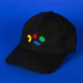 Geometric Memphis Embroidered Hat