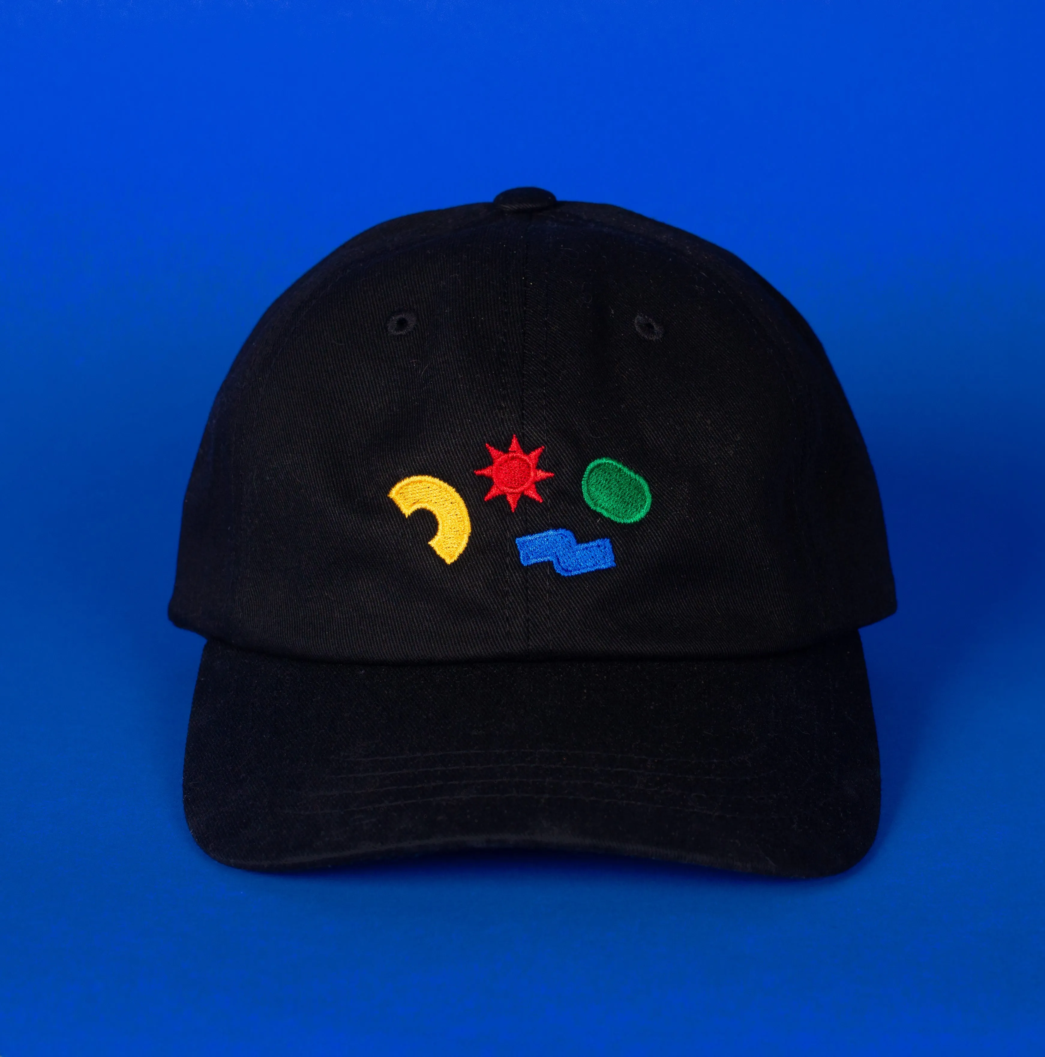 Geometric Memphis Embroidered Hat